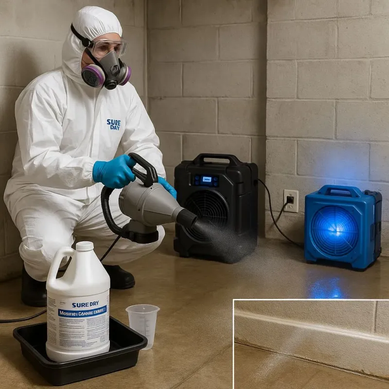 Sanitization and Odor Removal process in Rome, WI
