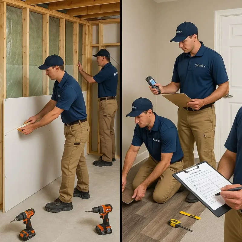 Repairs and Reconstruction process in Rome, WI